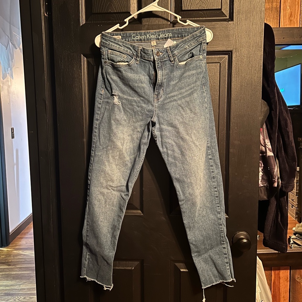 Calvin Klein cropped ankle Jean